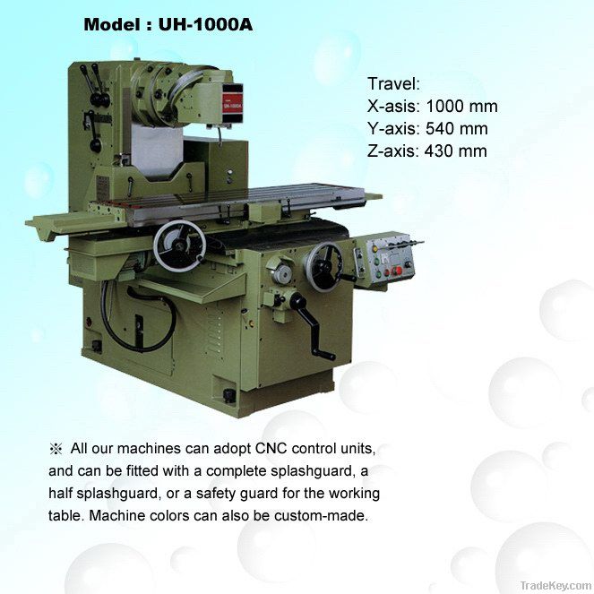 Bed Type Universal Milling Machine