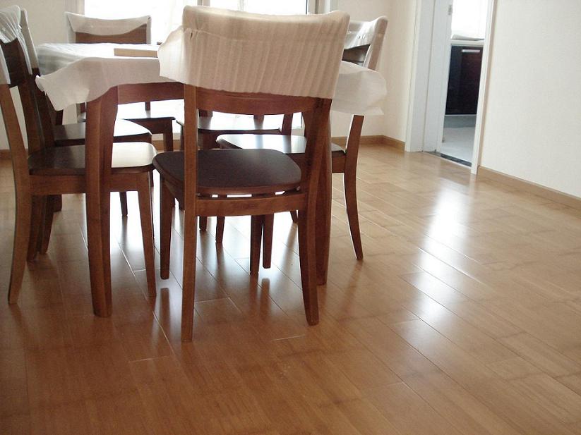 solid carbonized bamboo floor decoration