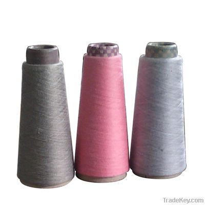 polyester and viscose blended yarn