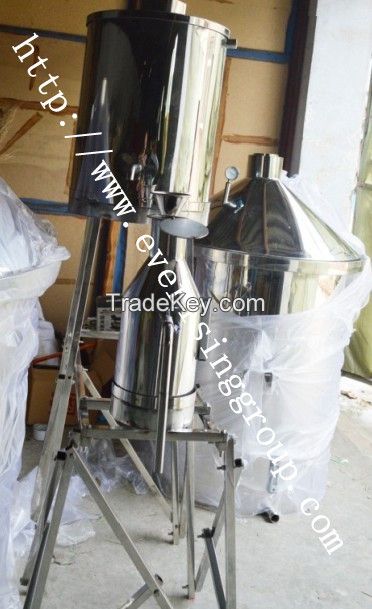 Stainless Steel Essential Oil Distillation Plant, Essential Oil Extraction, Herb Extracting