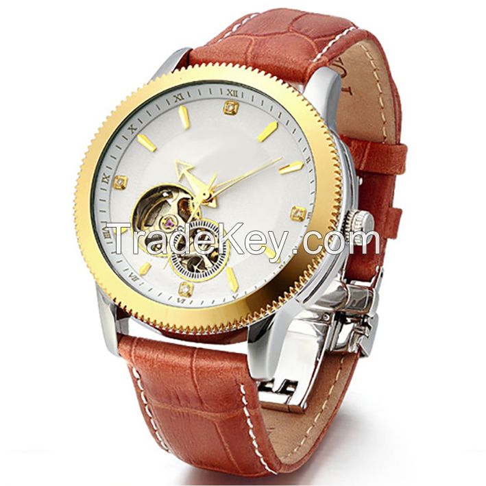 Skeleton autometic mens watch