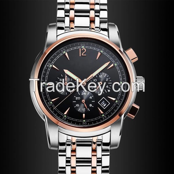 2015 hot selling autometic stainless steel case mens watch made in china