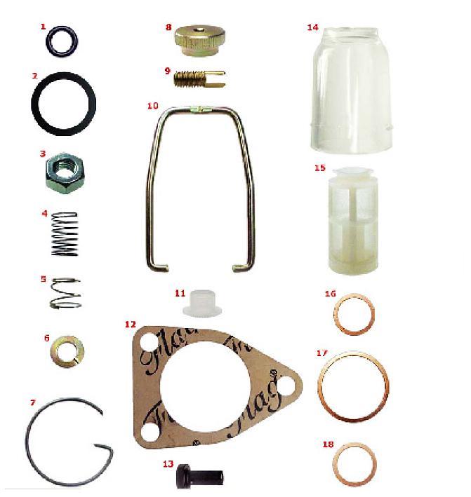 Feed pump repair kits