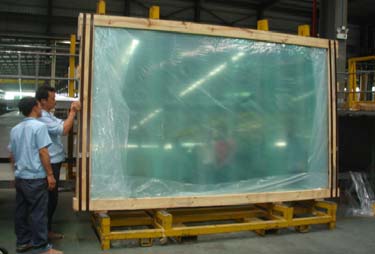 CLEAR AND FRENCH GREEN FLOAT GLASS