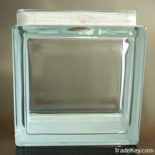 Clear glass block