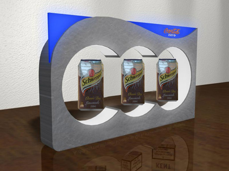 Magnetic floating pop display, pop up display, display