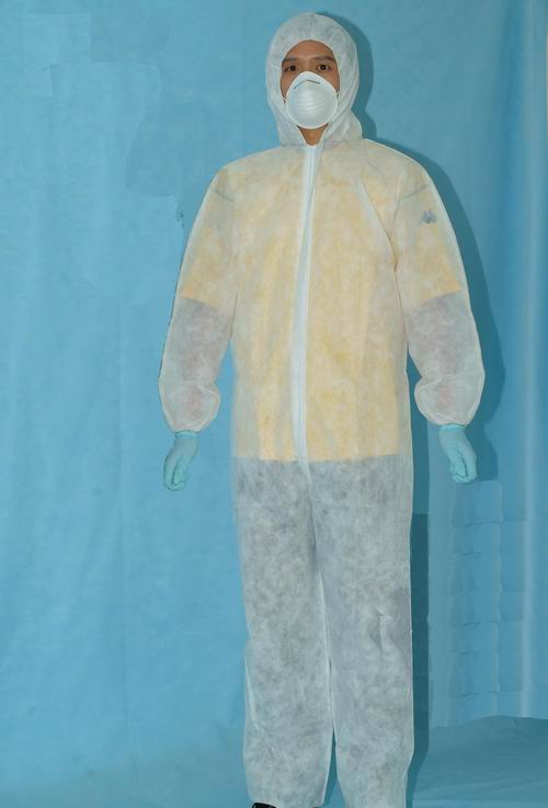 Spunbonded Polypropylene coverall