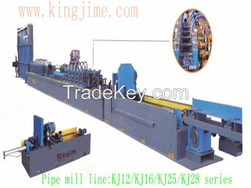 Straight seam&High frequency welded pipe mill line ( Dia 40-219mm )