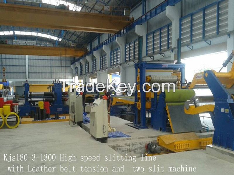 180 m/min High Speed Slitting Line with belt tension