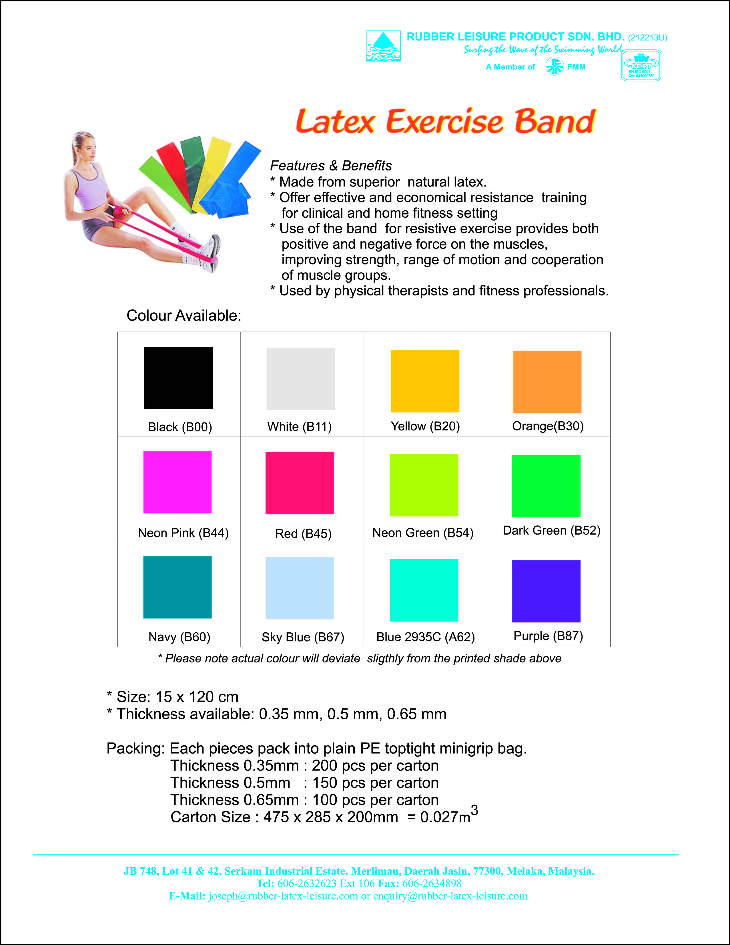 Cot Sheet, Exercise Band, Fast Cap, Latex Cap, Silicone Cap