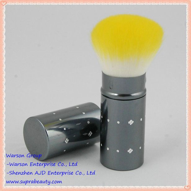 Top quality goat hair professional cosmetic powder brush