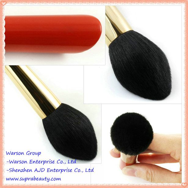 Top quality goat hair professional cosmetic powder brush