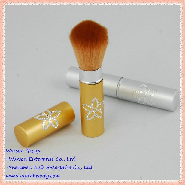 Top quality goat hair professional cosmetic powder brush