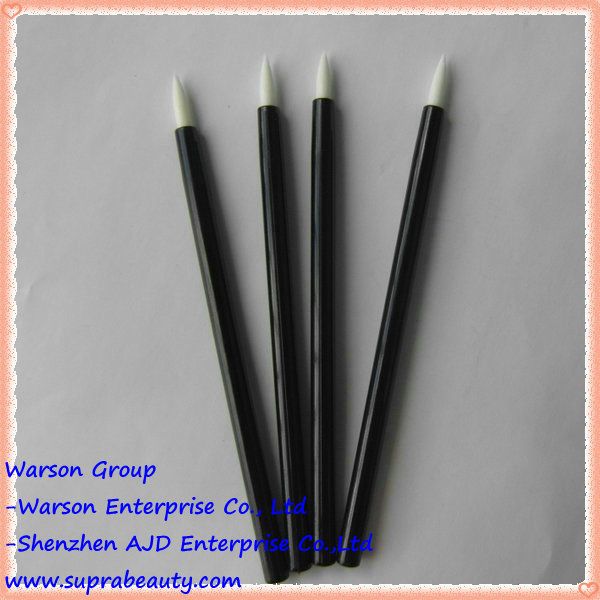 Nylon hair disposable cosmetic applicators