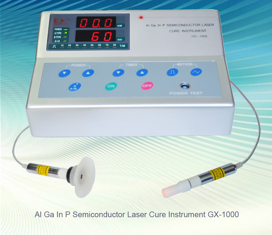 Al Ga In P semiconductor laser cure instrument