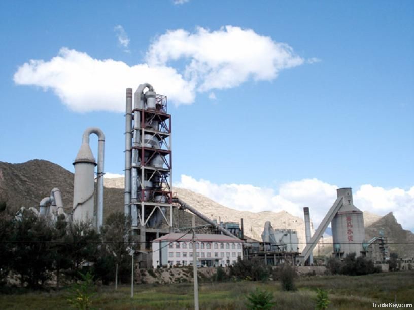 cement rotary kiln plant