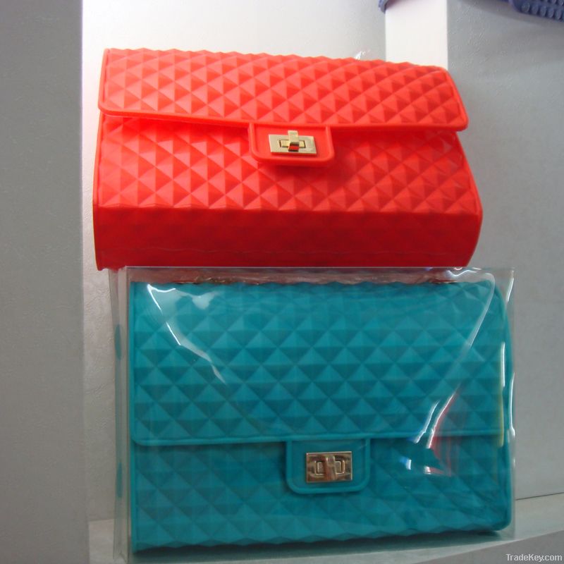 W-4 plastic bag, rubber shoulder bag