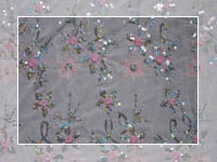 plain and spangle embroidery