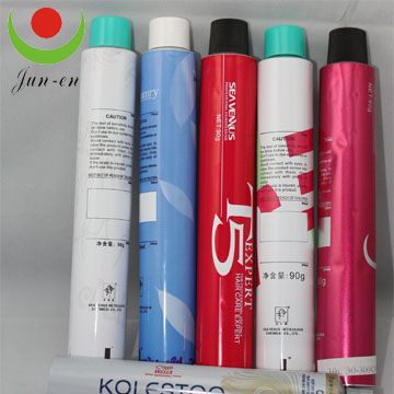 collapsible aluminum tube for cosmetic