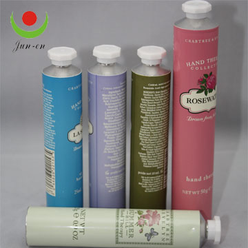 aluminum collapsible tube for hand cream