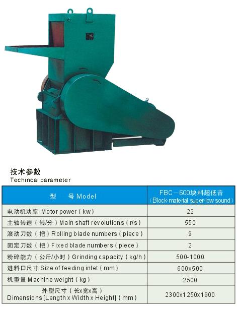 Plastic  Block-materialCrusher