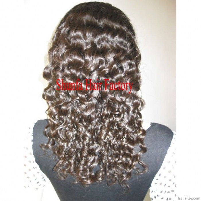human hair full lace wig