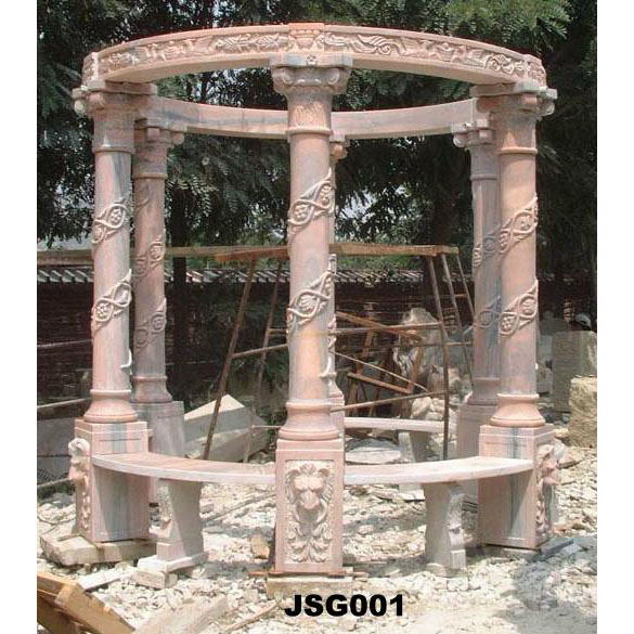 stone carving gazebo