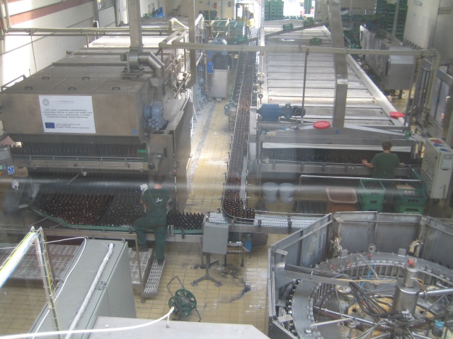 Bottle filling line