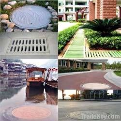 fiber glass manhole cover/drainage