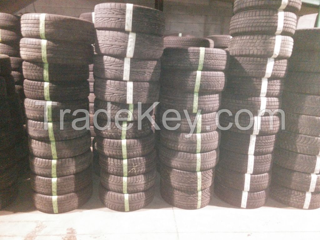 USED PASSENGER CAR TIRES - HIGH GRADE