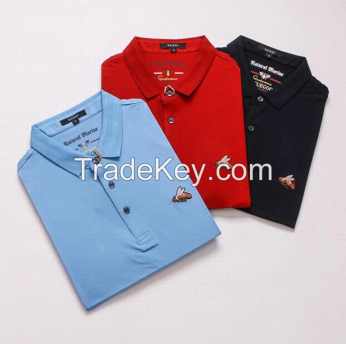 2017 men cotton t-shirt, polo shirts,fashion cheap polo shirt