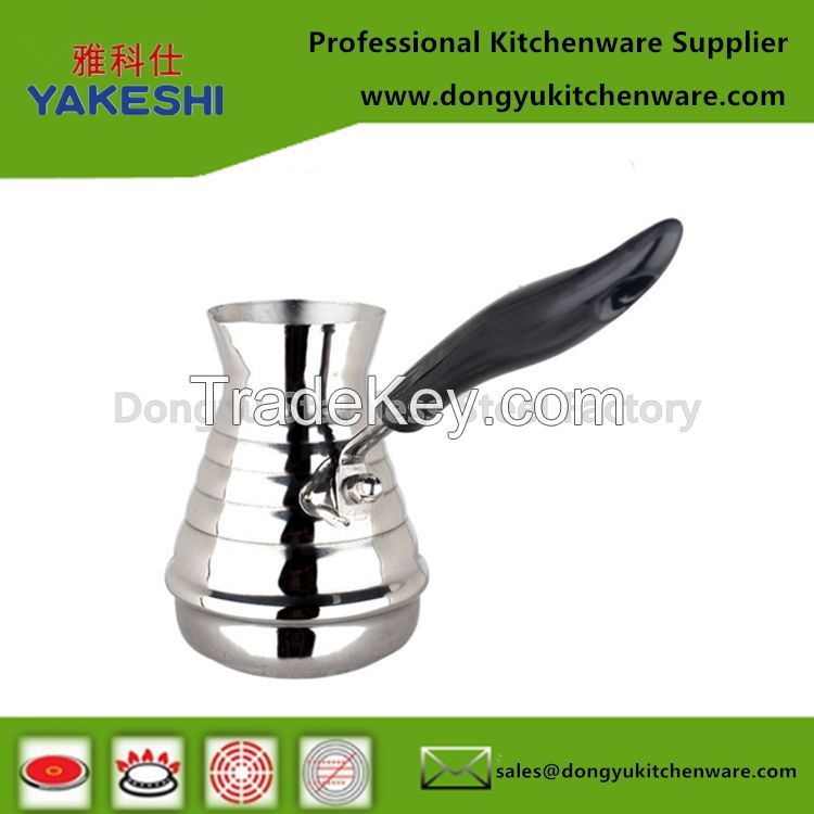 export stainless steel milk pot coffee boiling pot