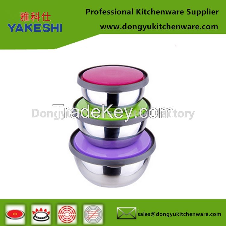 stainless steel food bowl freshing bowls set