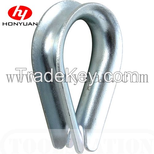 US Type Galvanized Carbon Steel Wire Rope Thimble