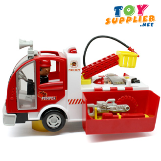 BO Bump &amp; Go Pumper Vehicle Set With Light, Music