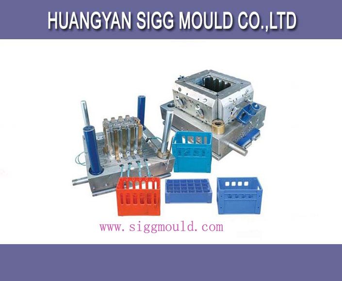 China Taizhou professional plastic injection crate /container mould manufacturer 