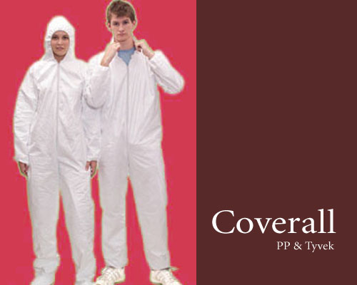 Disposable Coverall, SBPP Coverall, SMS Coverall, Tyvek Coverall