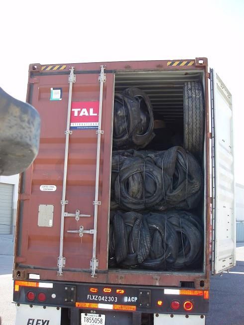 RUBBER SCRAP TIRES BALED