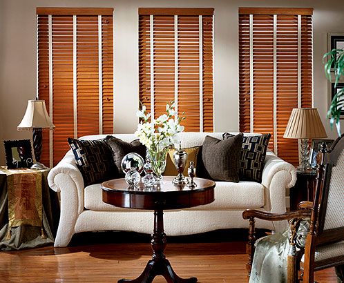 wooden blinds