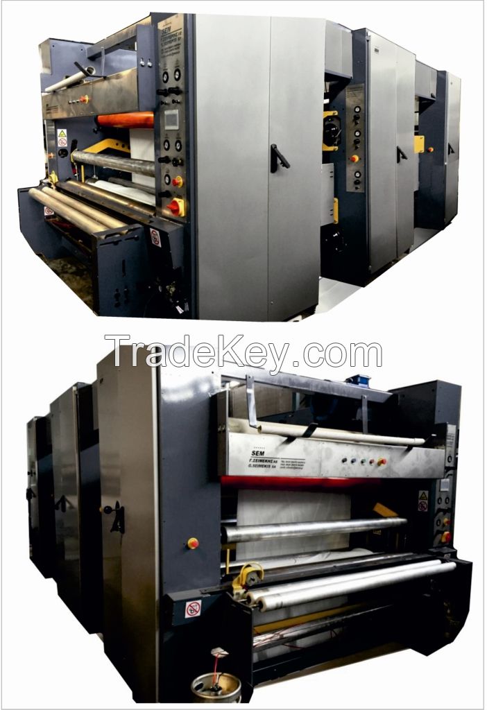 WINDING MACHINE+ P.T.P. MACHINE+ DECO MACHINE + PRINTER MACHINE & UNWINDING