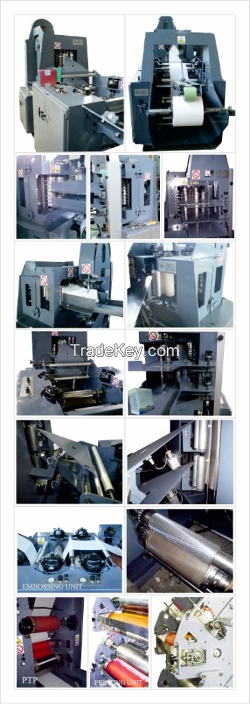 NAPKIN PRODUCTION MACHINE, SIZES 24*24 TO 40*40 - NAPKIN 2500