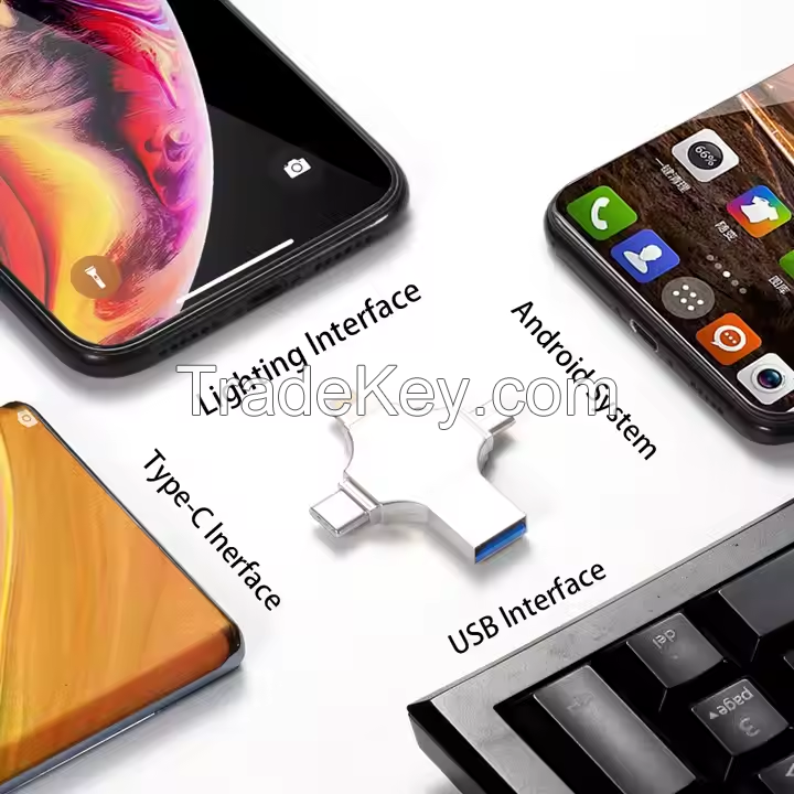 4 in 1 OTG USB Flash drive with custom logo