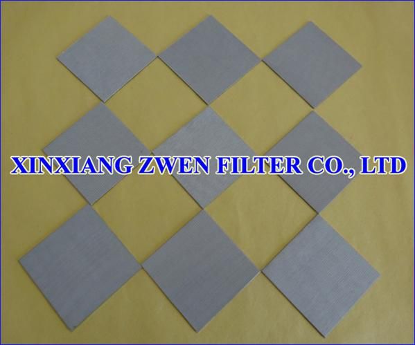 Sintered Metal Filter Plate