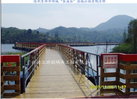 pontoon bridge, floating house, bridge