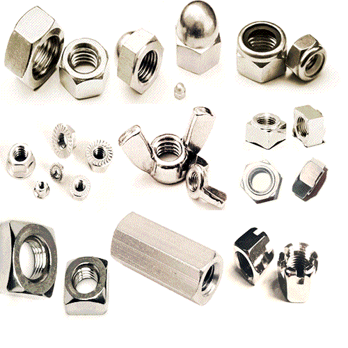 Stailness steel standard and drawing nuts SS200 SS304 SS316