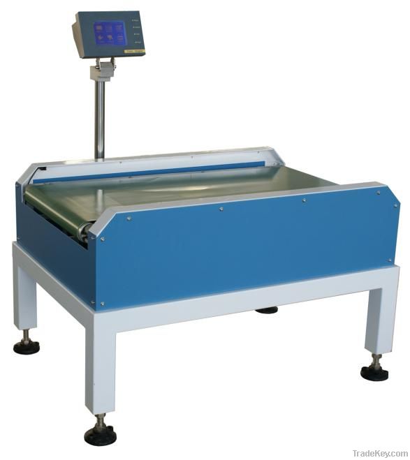 Heavy duty check weigher for big pack and weight products