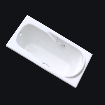 cast iron bathtub