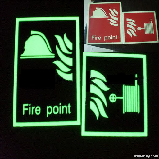 luminescent safety  signs /exit sign, glowing sign, Luminous sign