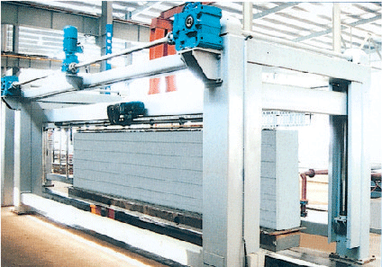 Professional aac step cutting machine