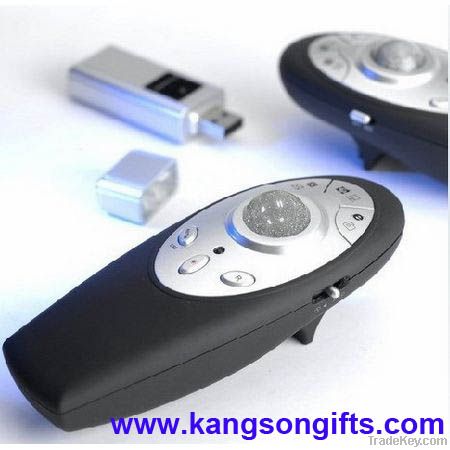 multifunctional wireless presenter with trackball mouse